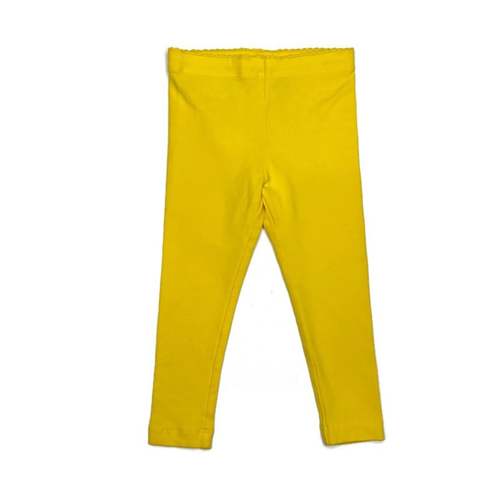 Tea Collection Solid Baby Leggings in Yellow